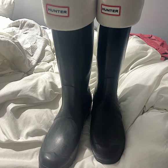 Tall Black Hunter Boots Women’s/ Size:10 - Picture 1 of 5